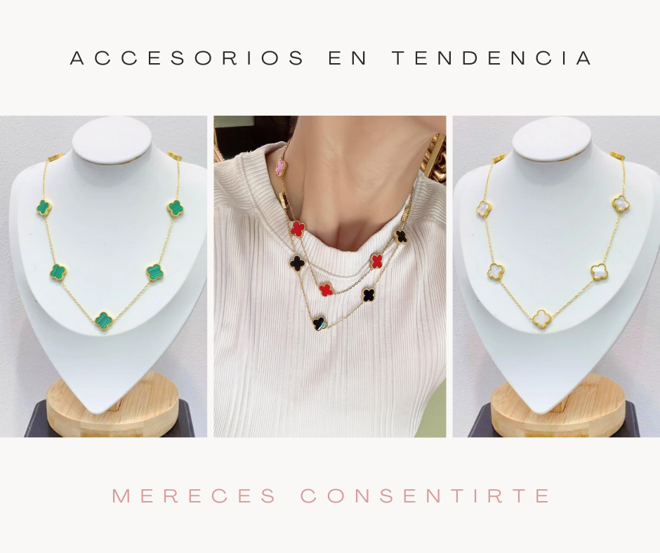 Collar Tréboles Verdes