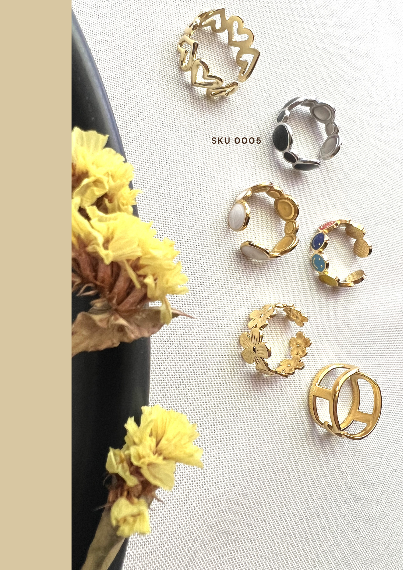 Anillo Negro Ajustable