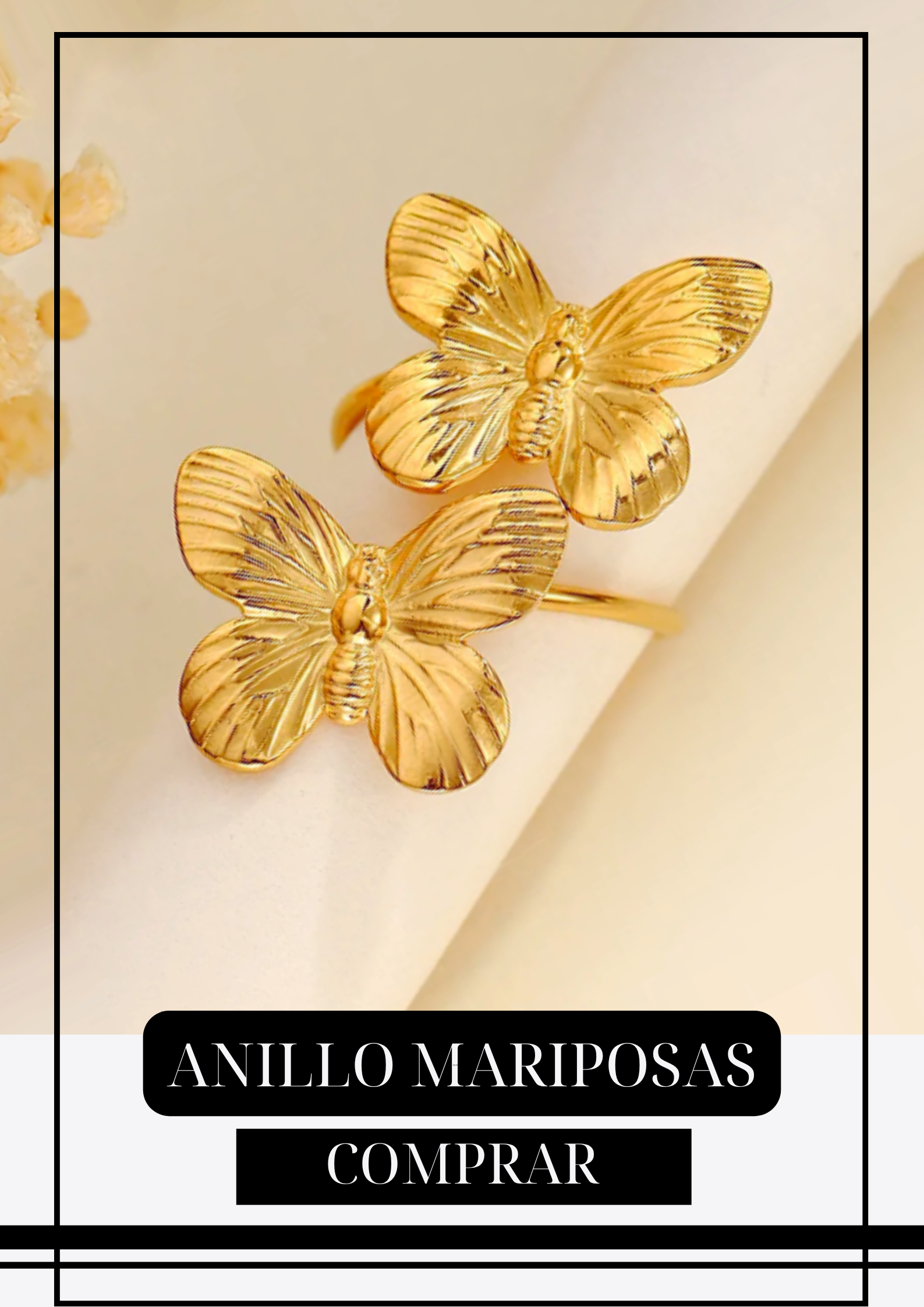 Anillo Libertad Dorado