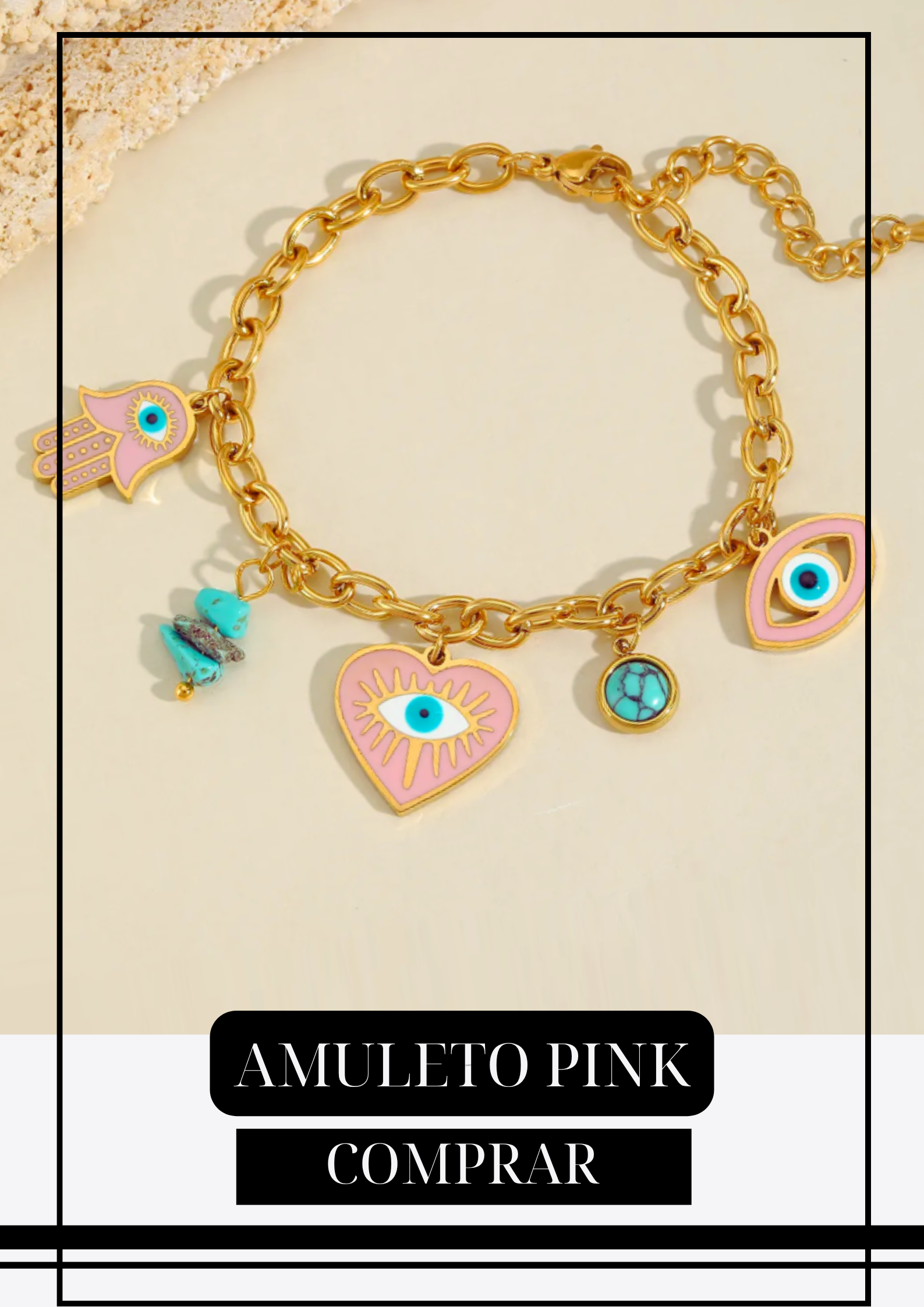Pulsera Amuleto Pink