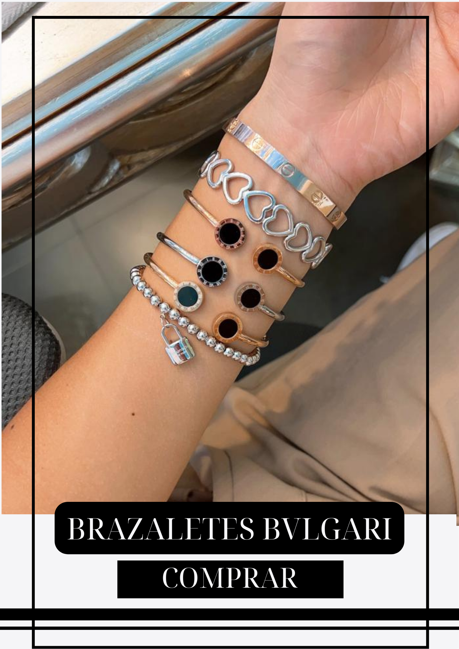 Brazalete Delgado BV Oro Rosa