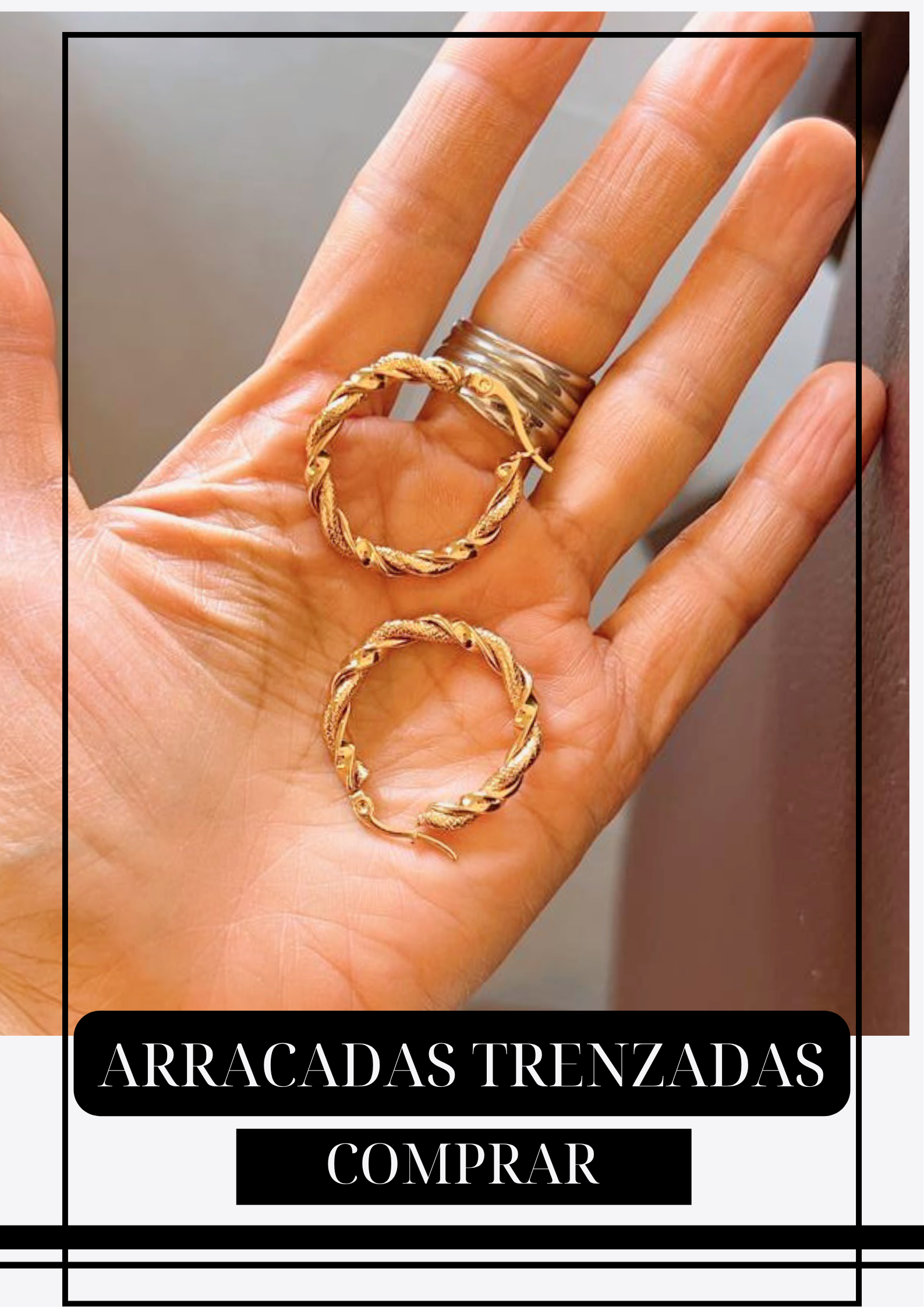 Arracadas Trenzadas Gold