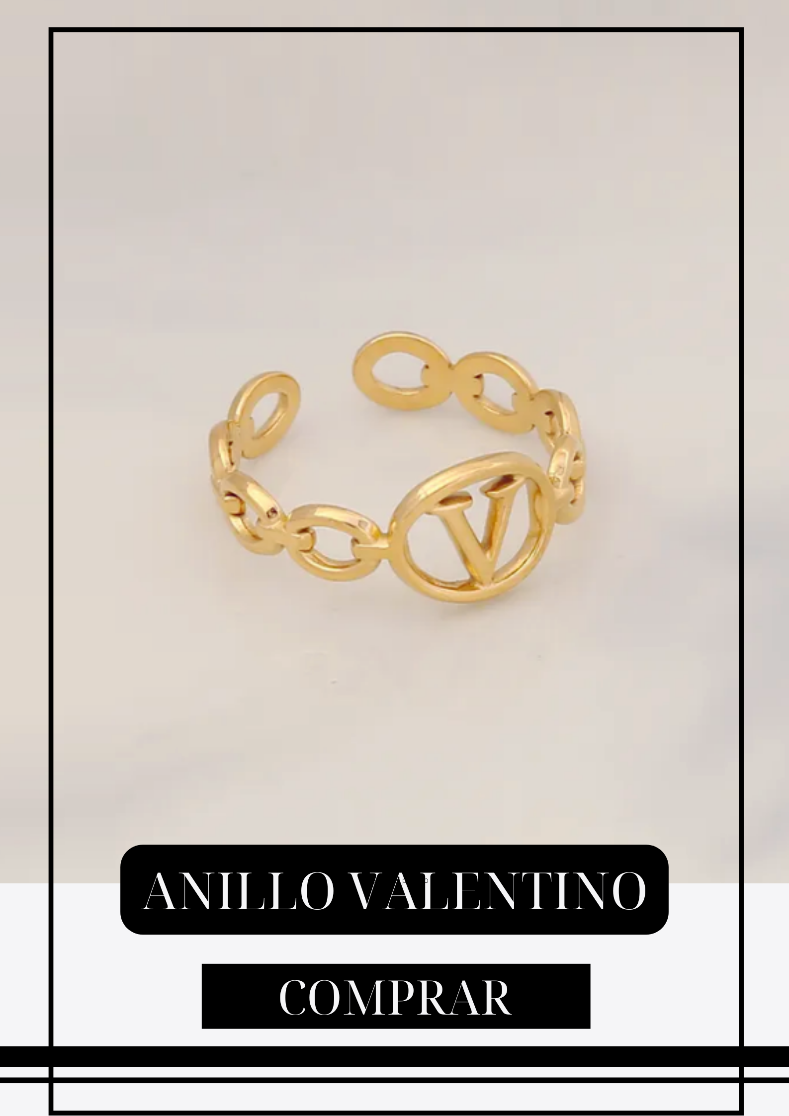 Anillo Valent Dorado