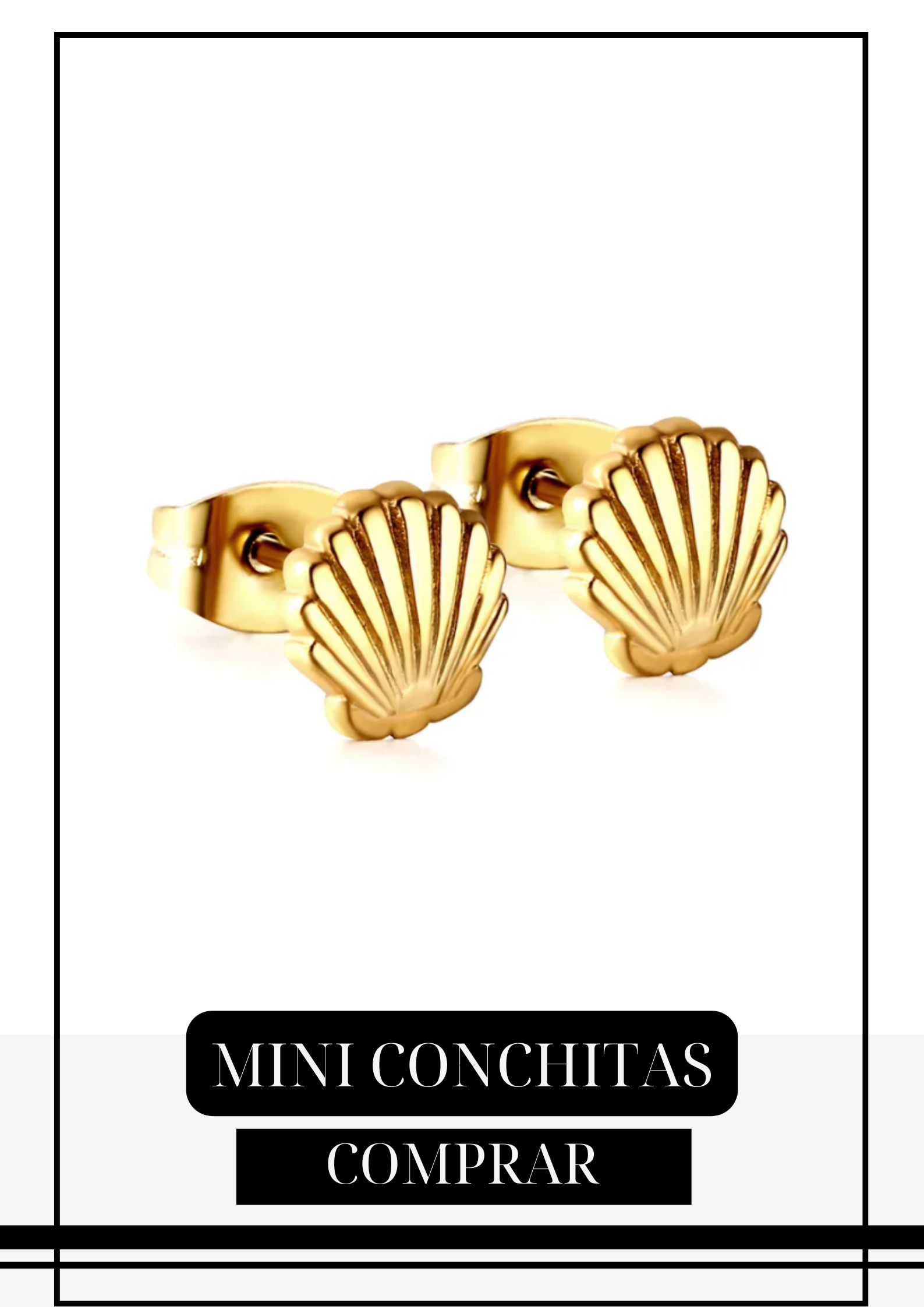 Aretes Mini Conchitas