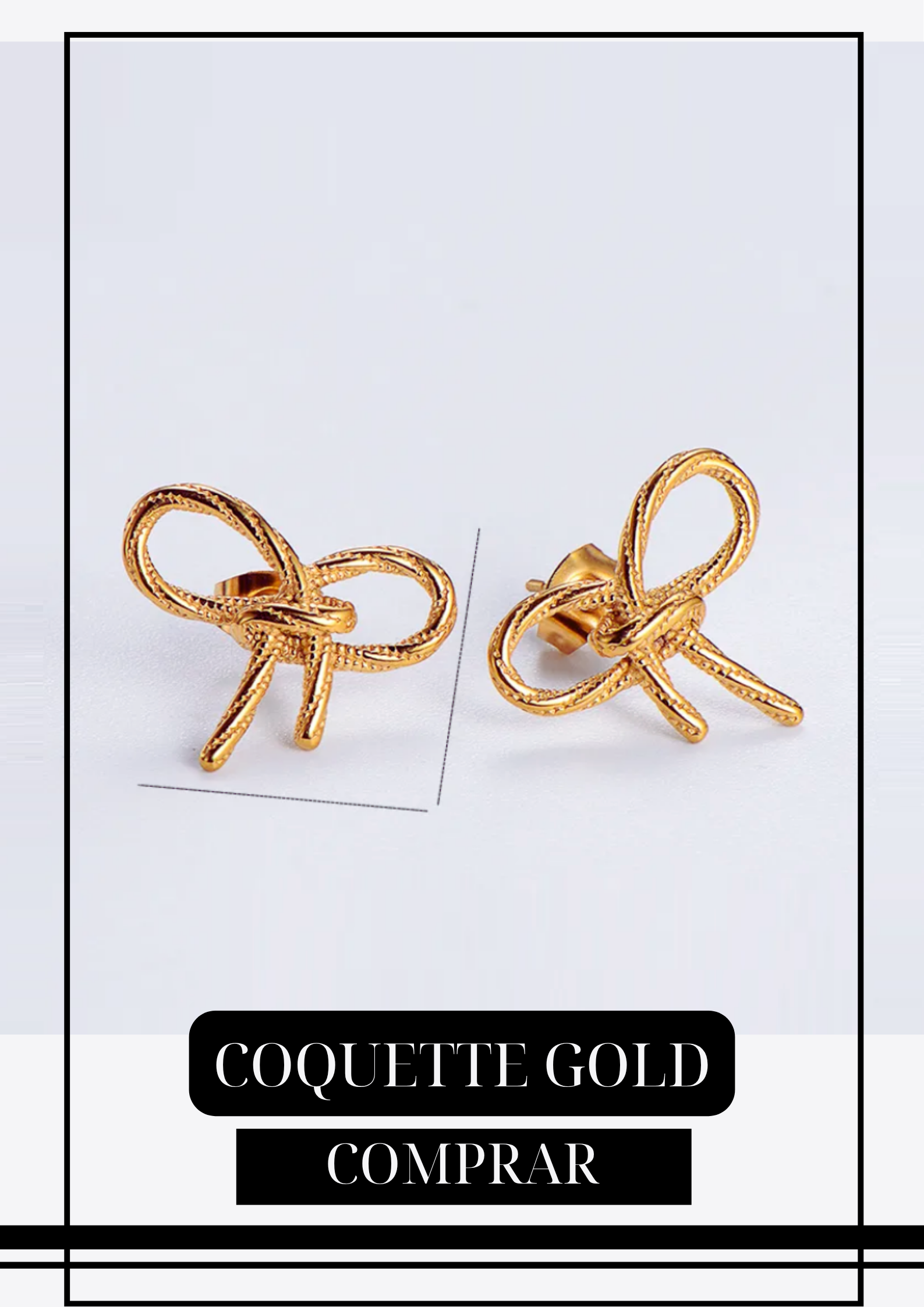 Aretes Coquette Gold