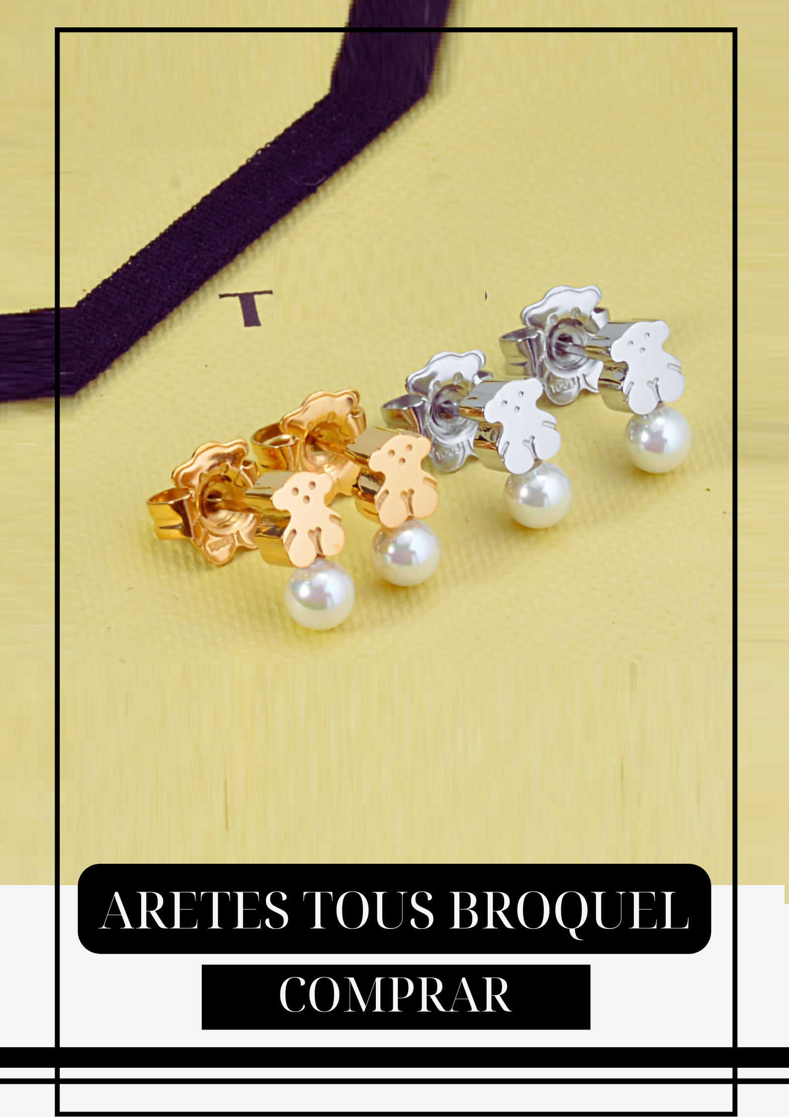 Mini Broquel Ositos Dorados