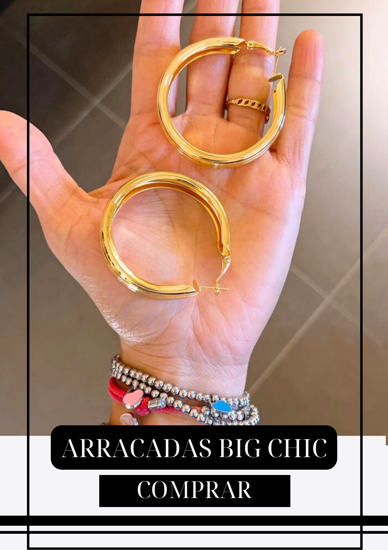 Arracadas Big Chic Gold