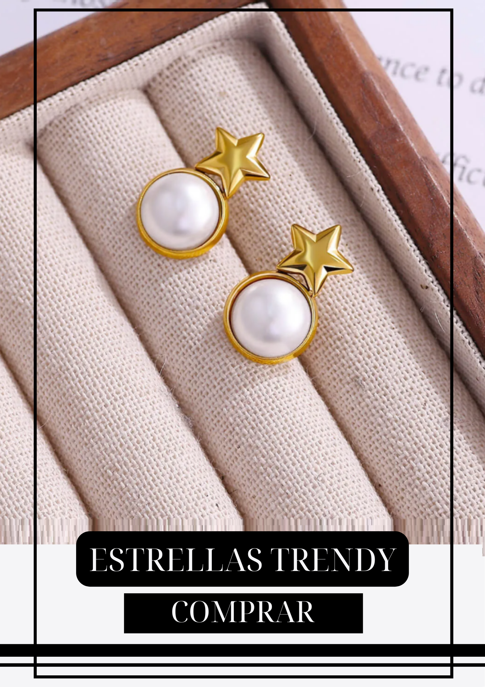 Aretes Estrellas Trendy