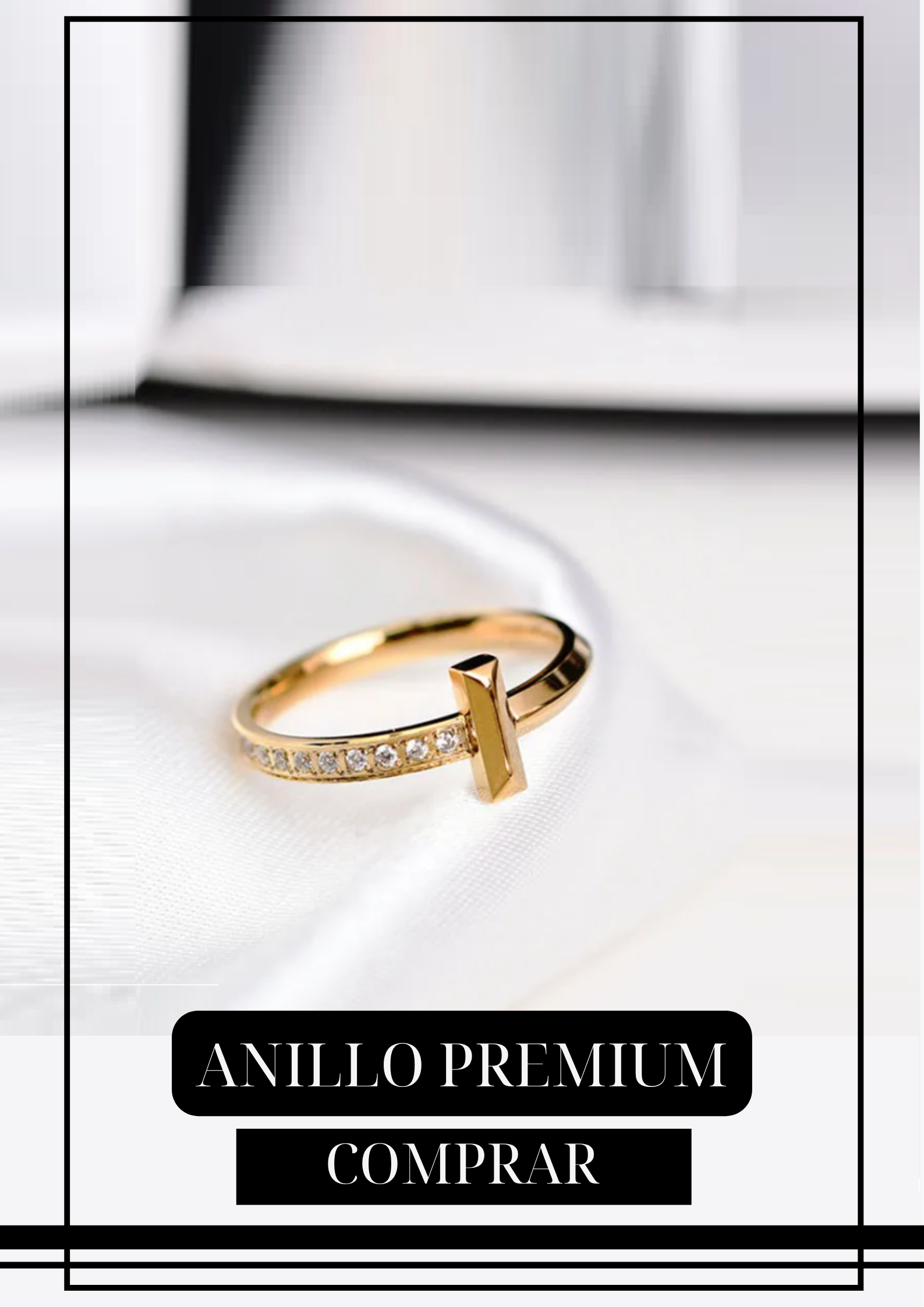 Anillo Tiff Dorado Talla 7