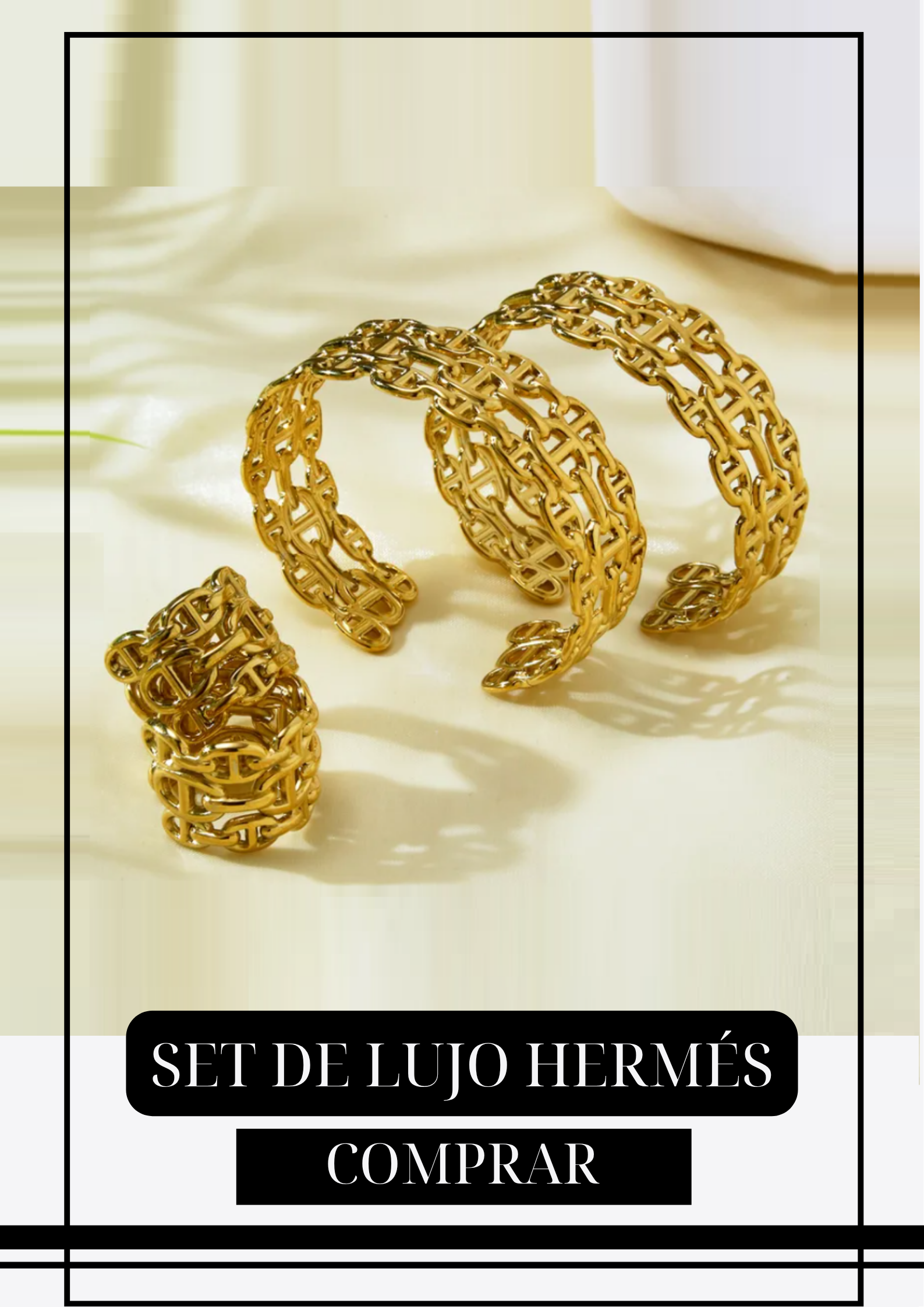 SET Brazalete y Anillo H