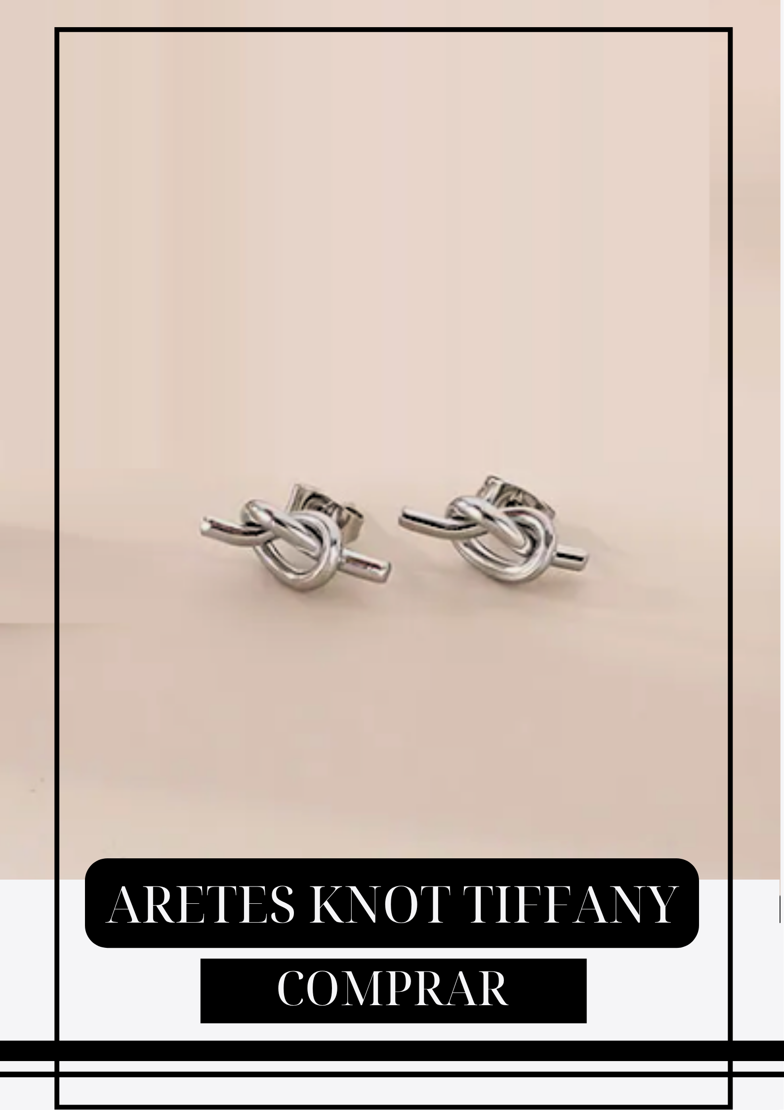 Aretes Nudito Plateados