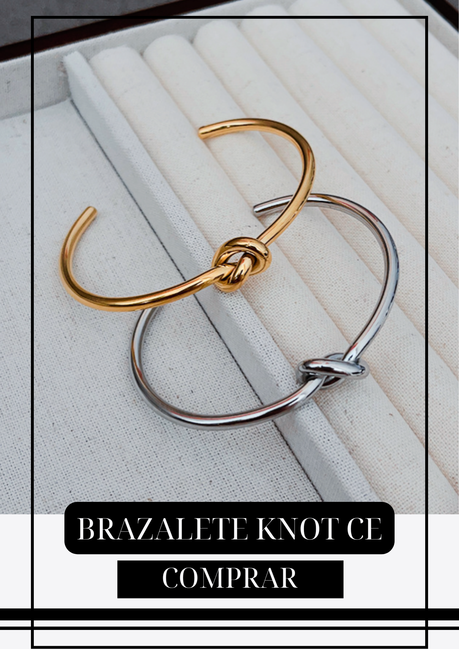 Brazalete Knot Ce Gold