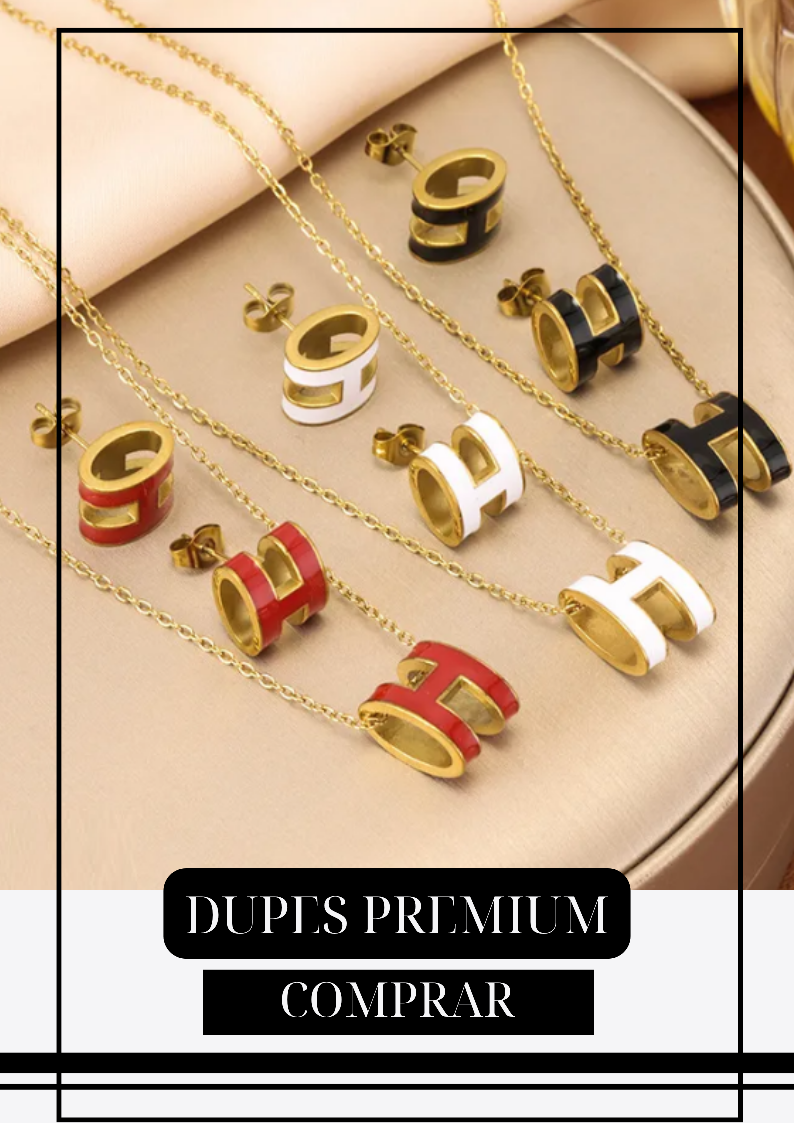 Collar H White