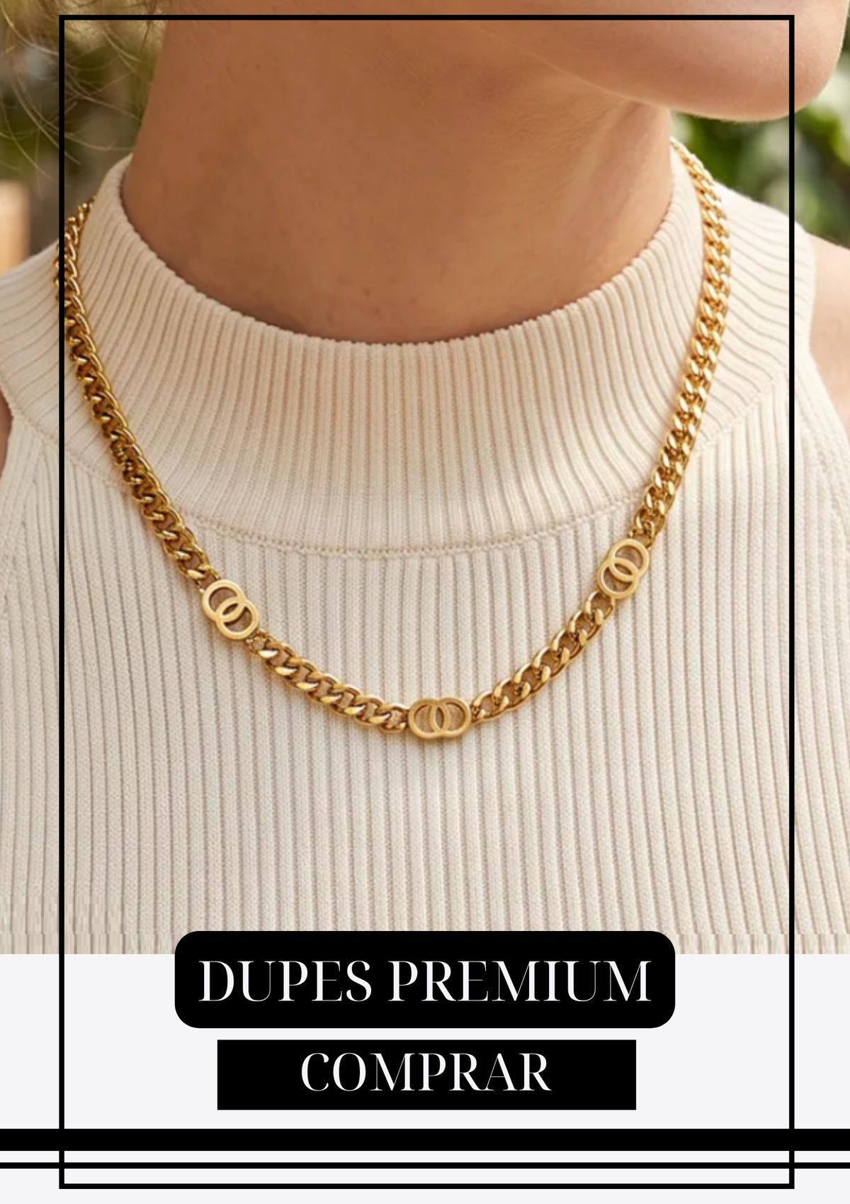 Collar Cadena GG Gold