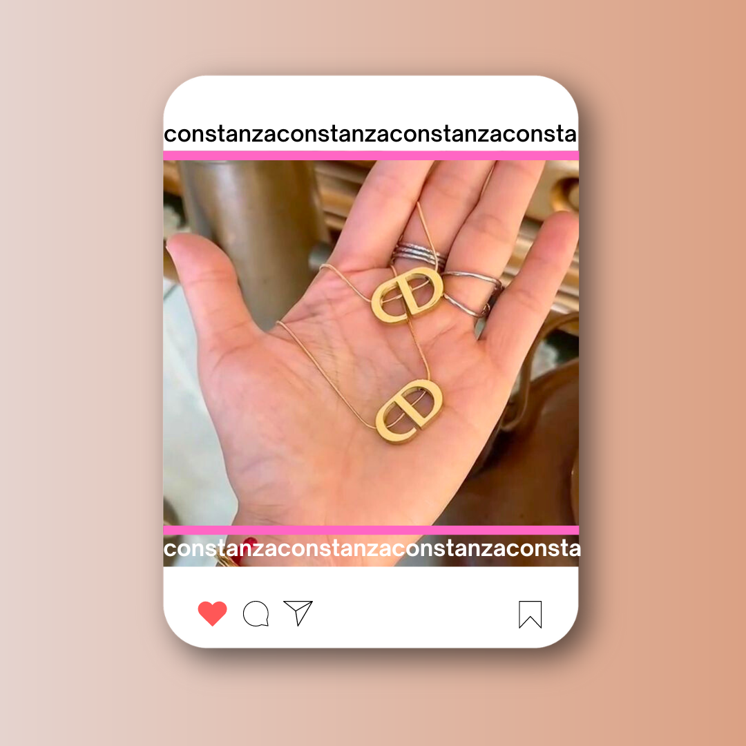 Gargantilla CD Dorada