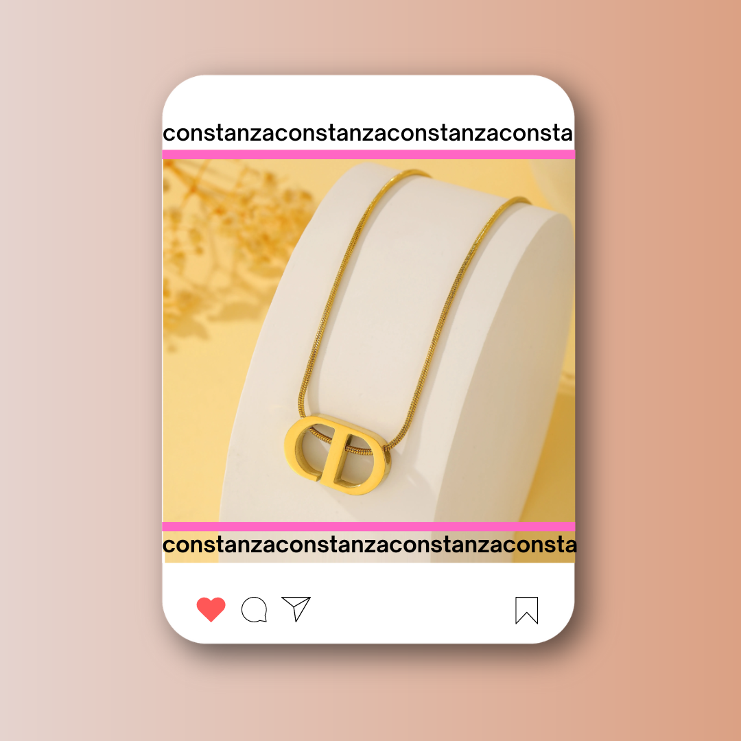 Gargantilla CD Dorada