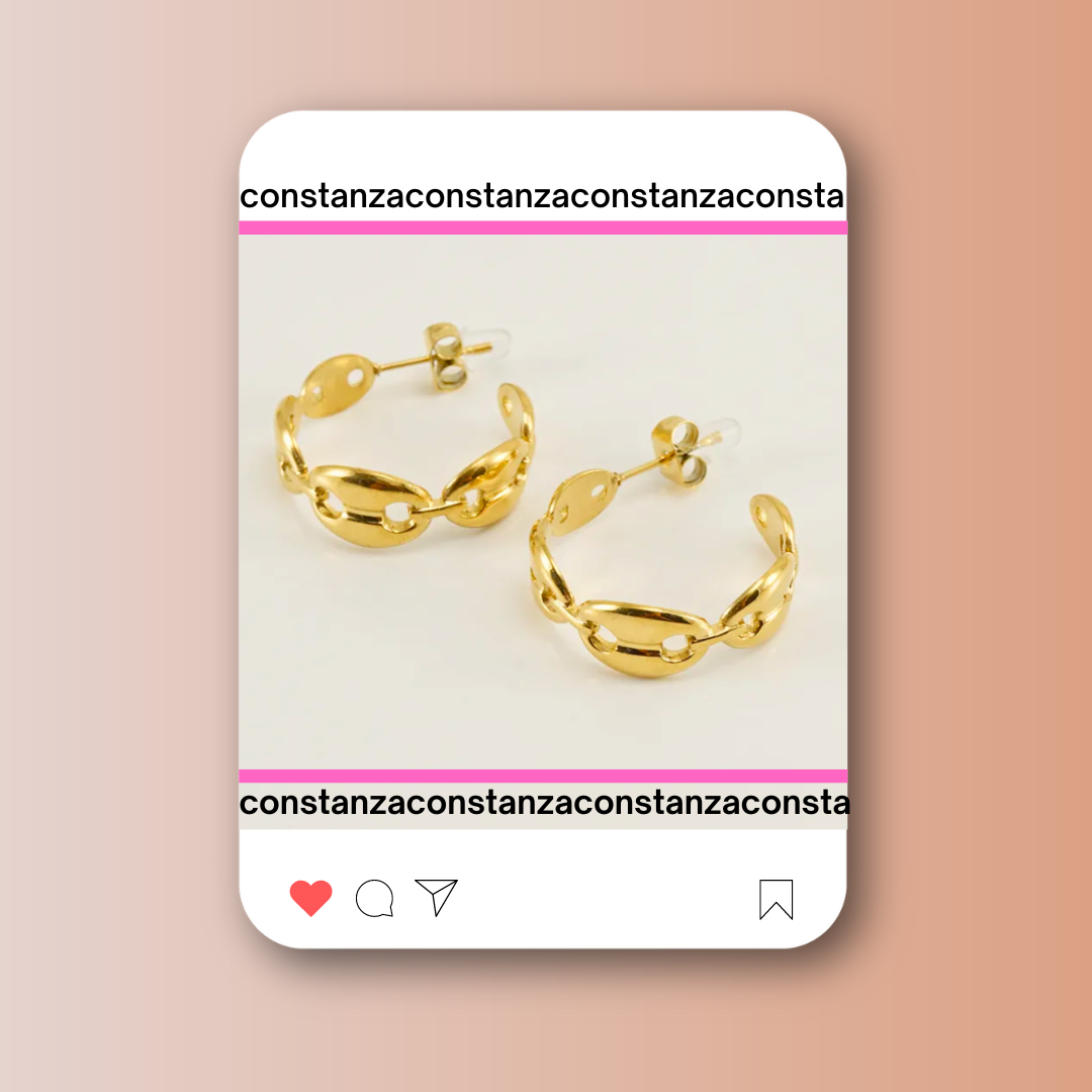 Arracadas Lujo Doradas