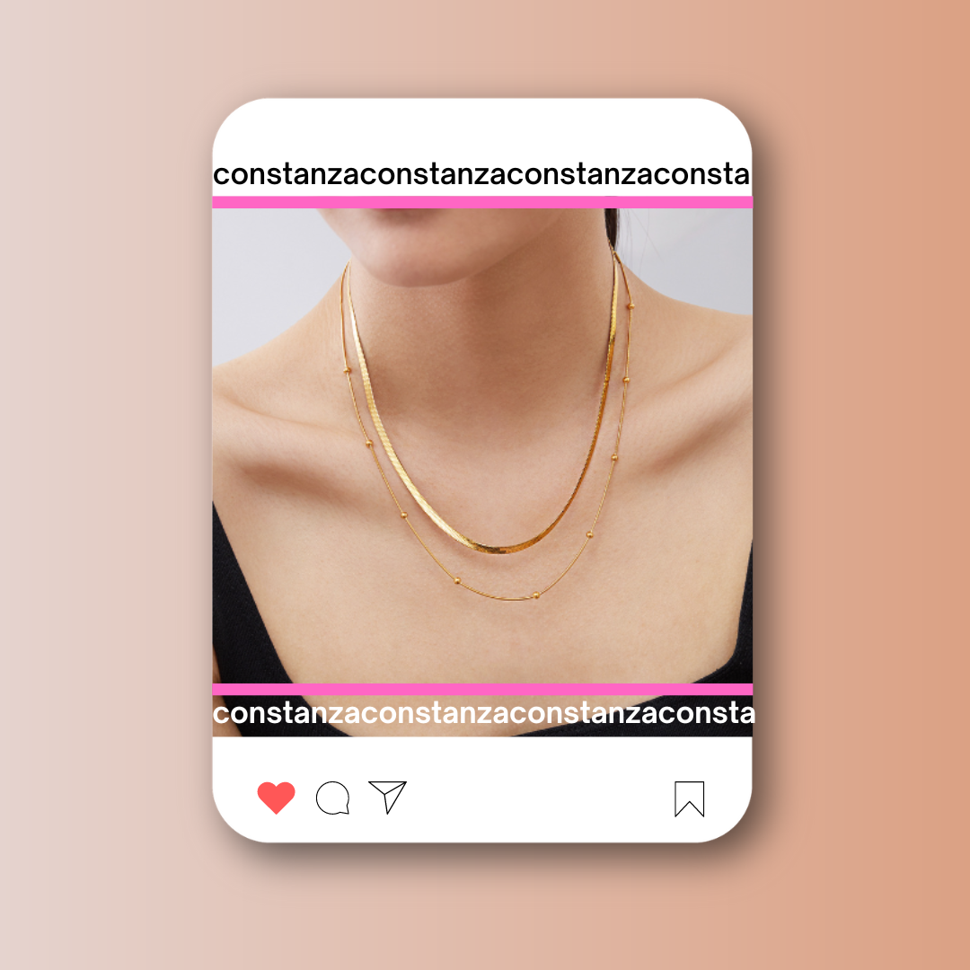 Collar Doble Dorado