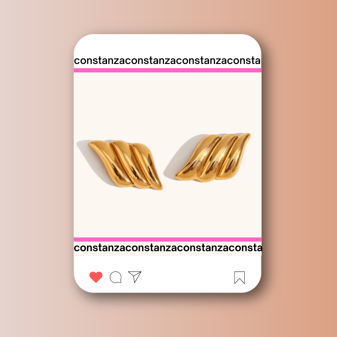 Aretes Chunky Gold