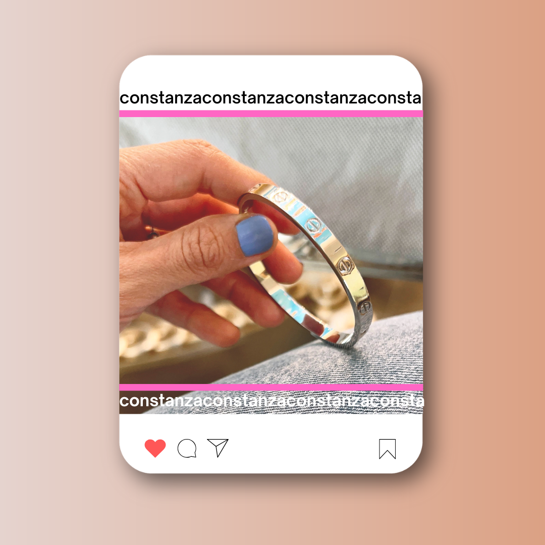 Brazalete Plateado CC