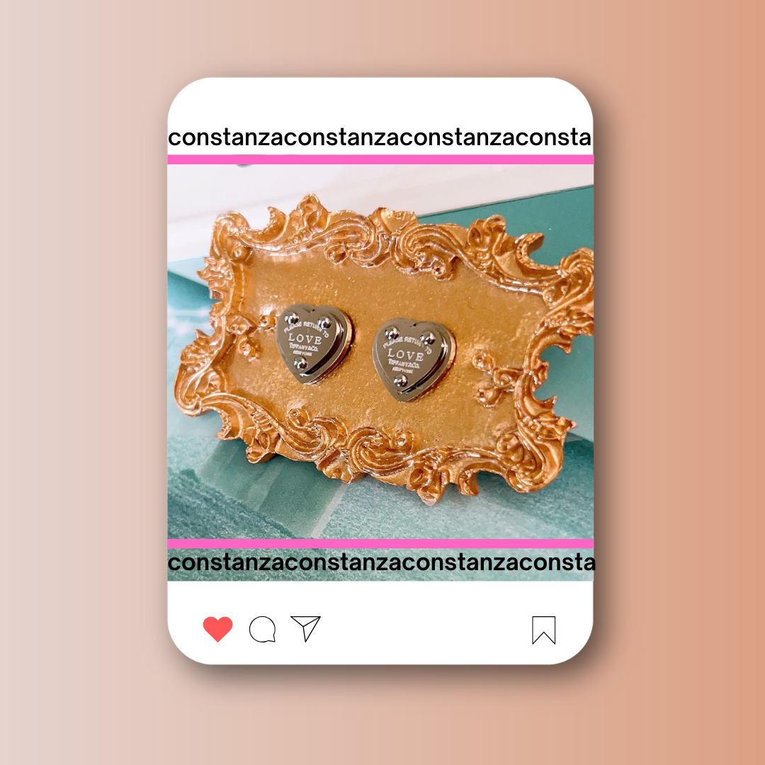 Aretes Return Plateados