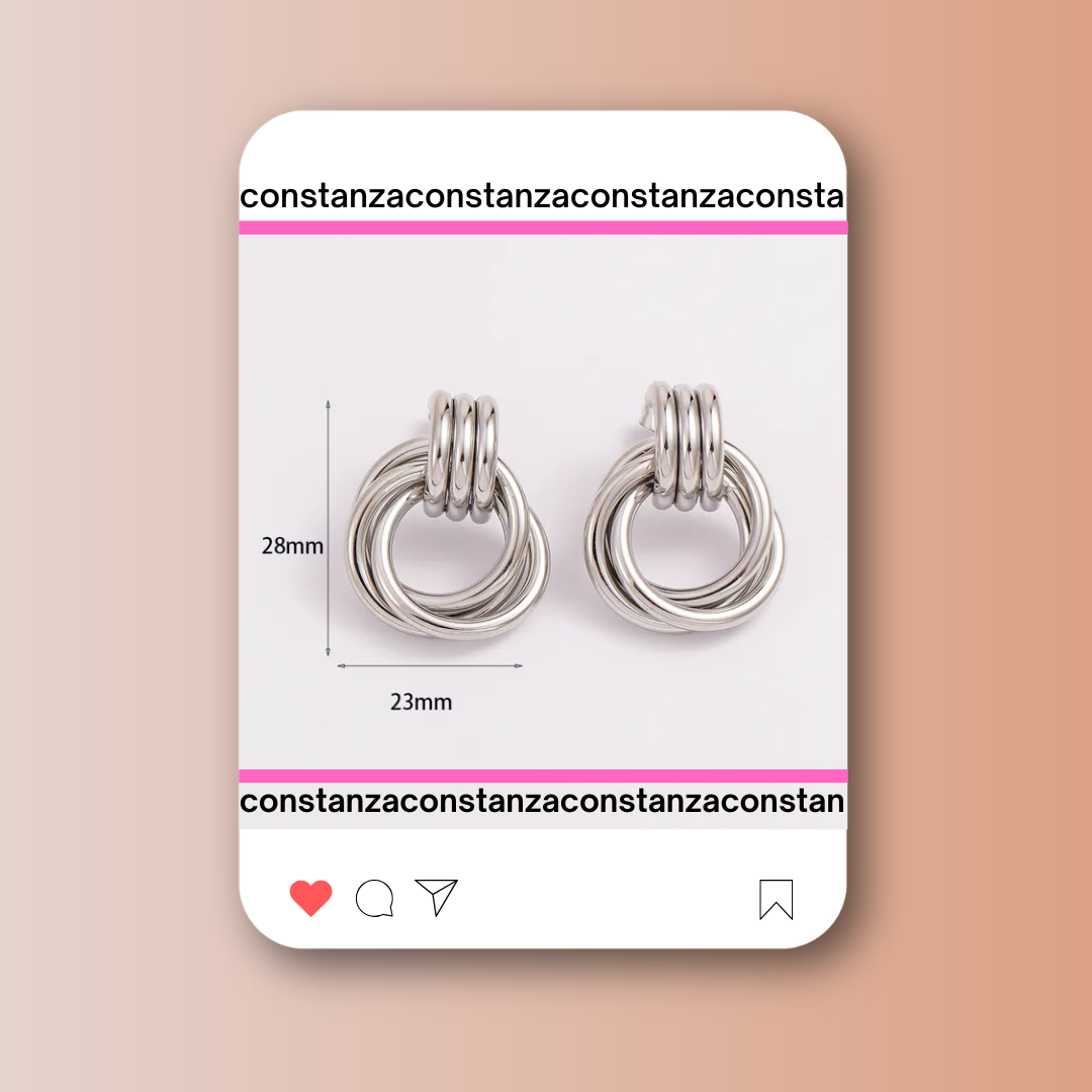 Aretes Circle Chic
