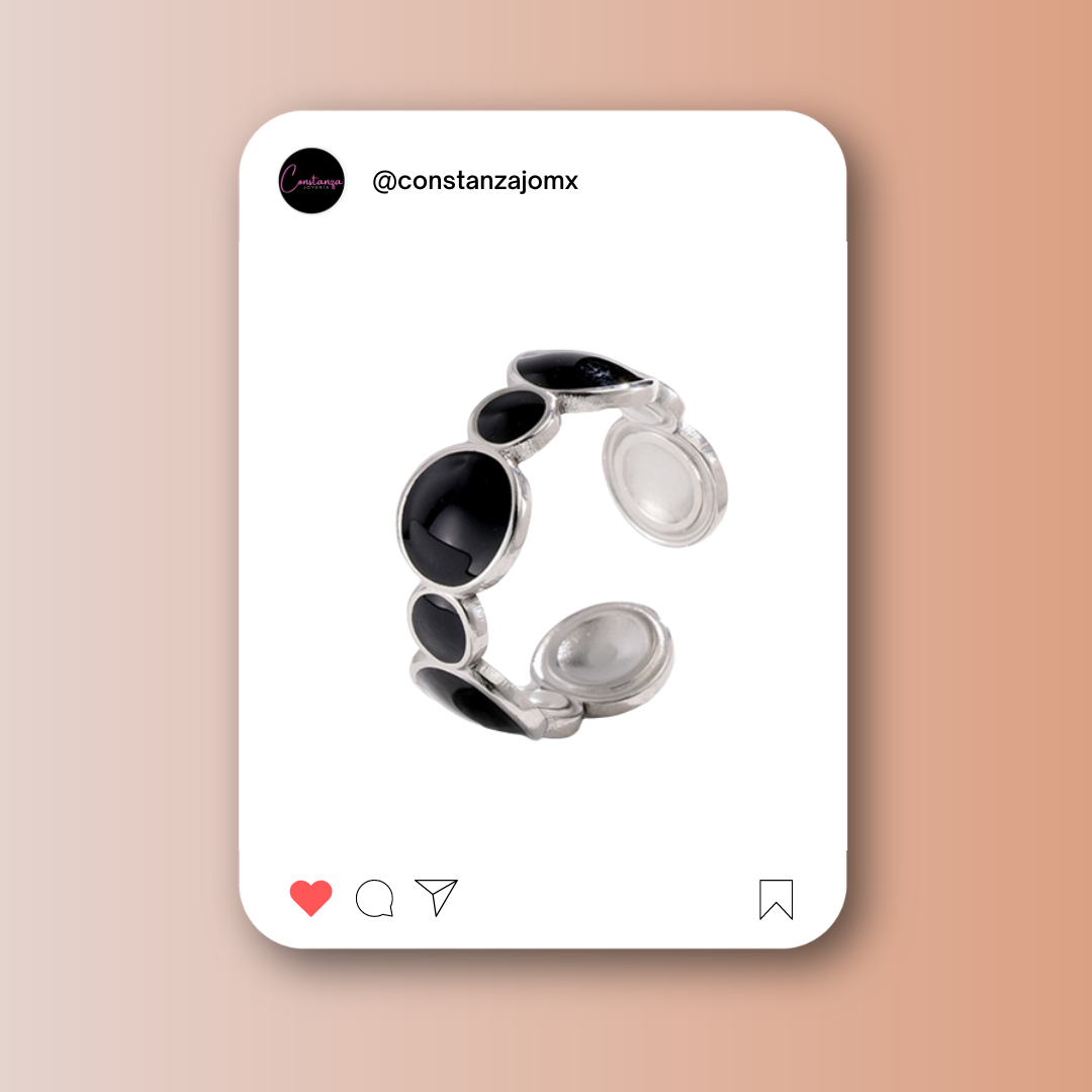 Anillo Negro Ajustable