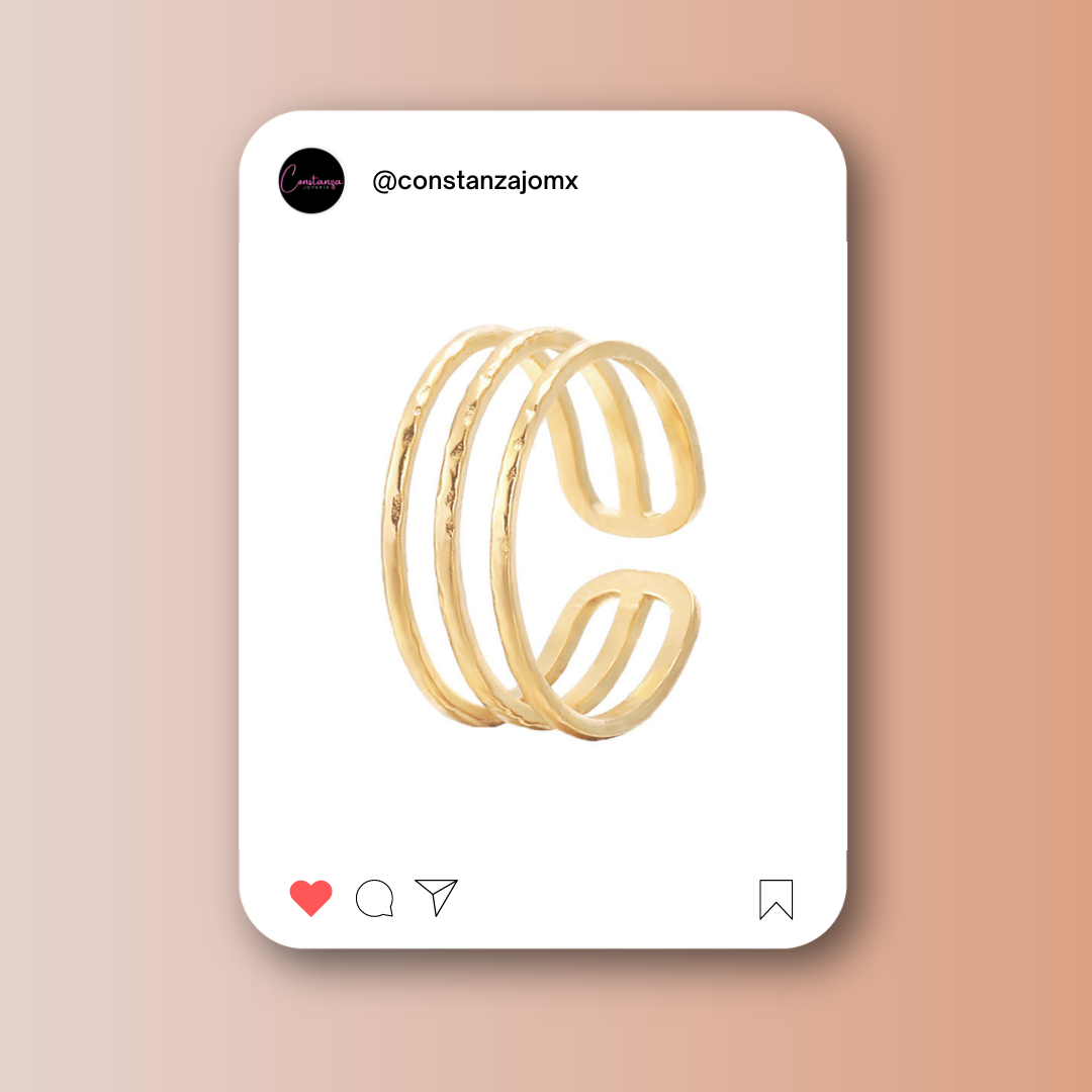 Anillo Triple Gold