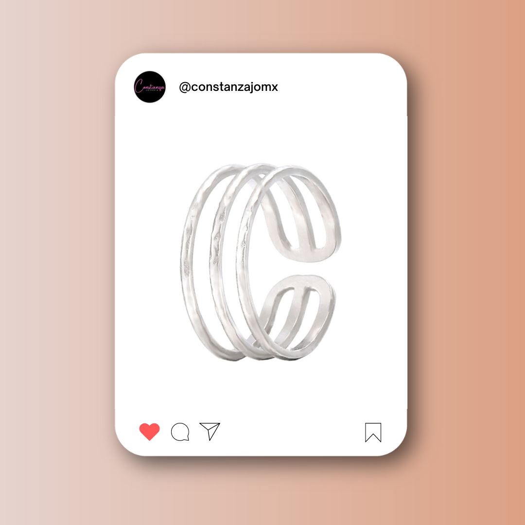 Anillo Triple Silver