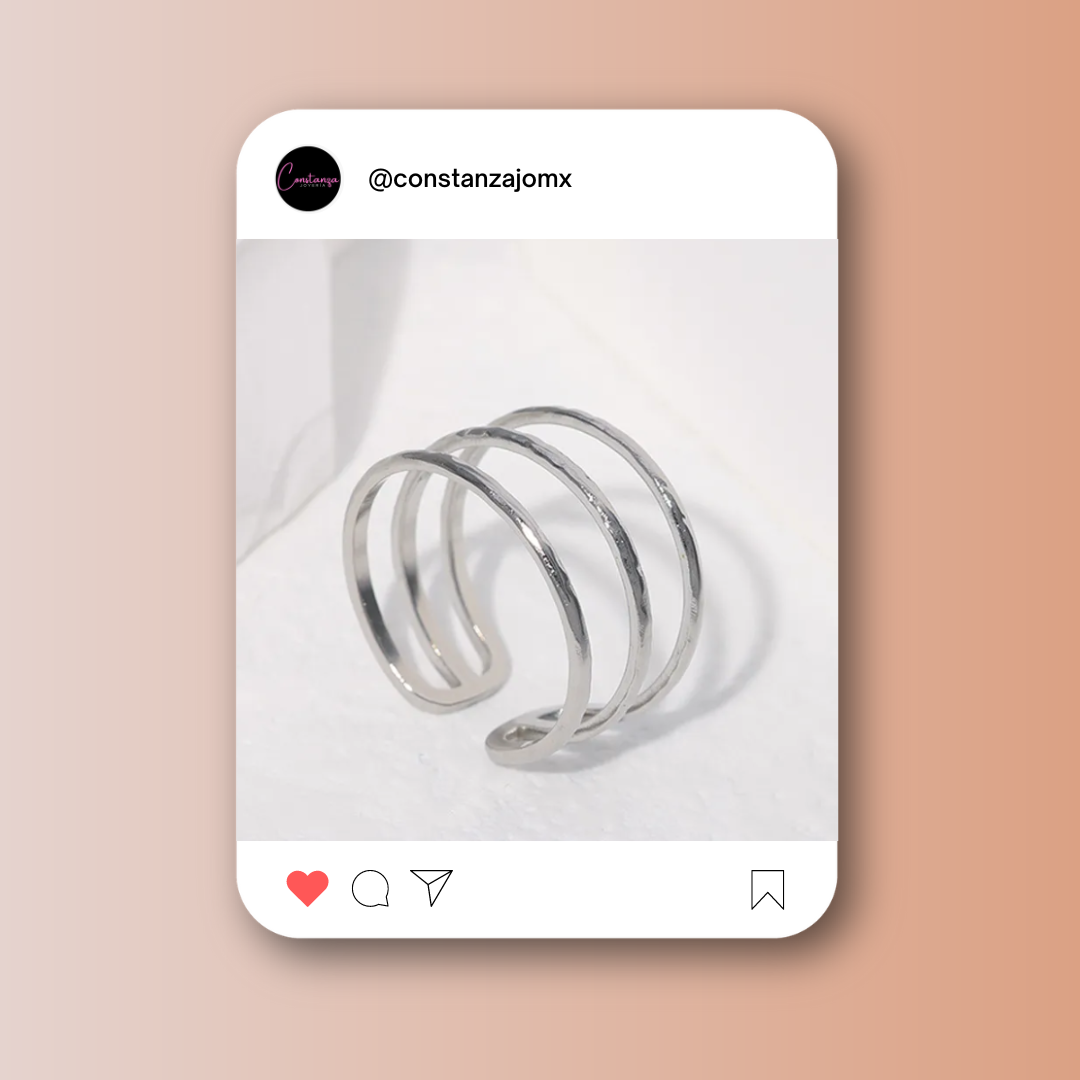 Anillo Triple Silver
