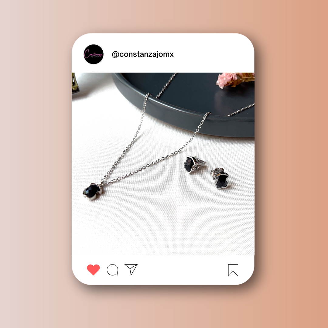 SET: Mini Ositos U Rock Plateado