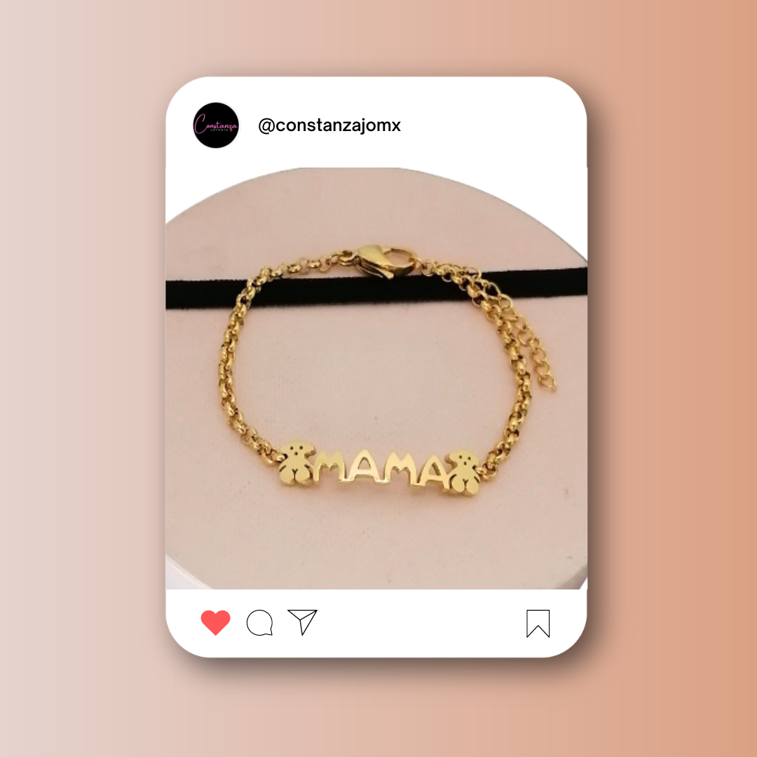 Pulsera Osito Mom