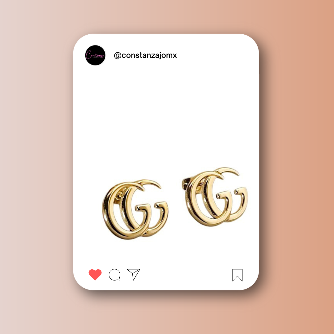 Aretes GG Dorado