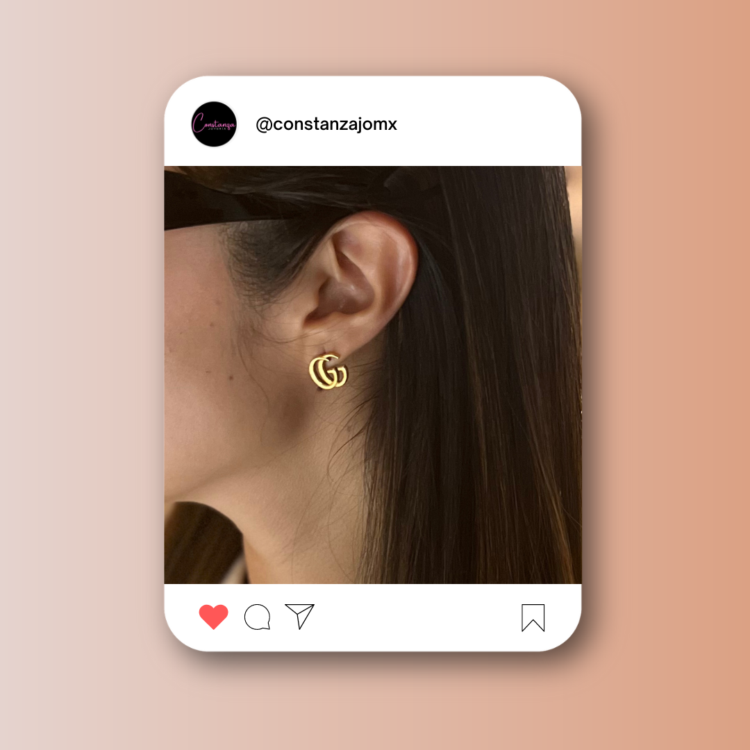 Aretes GG Dorado