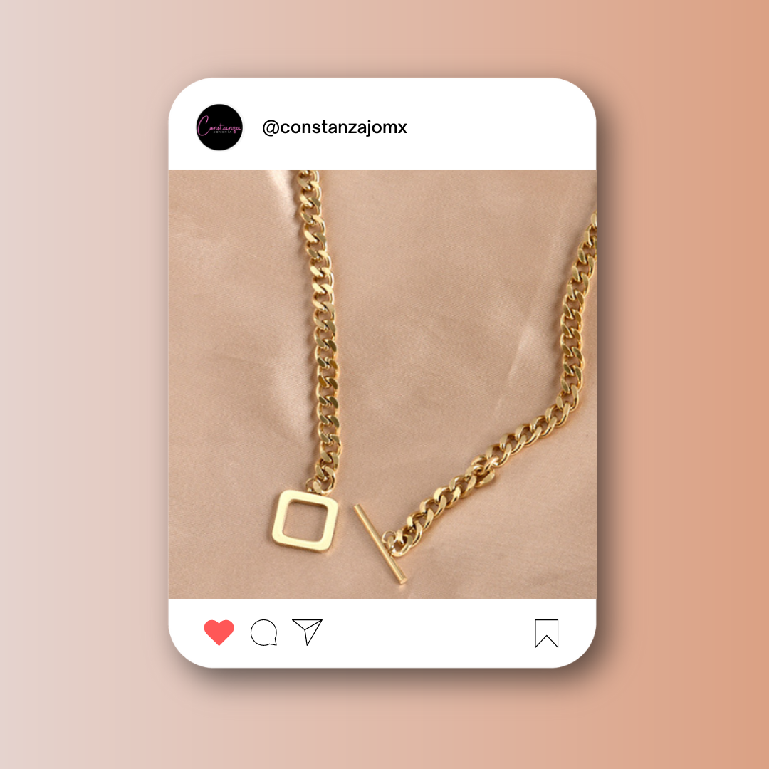 Collar Cadena Trendy Dorado