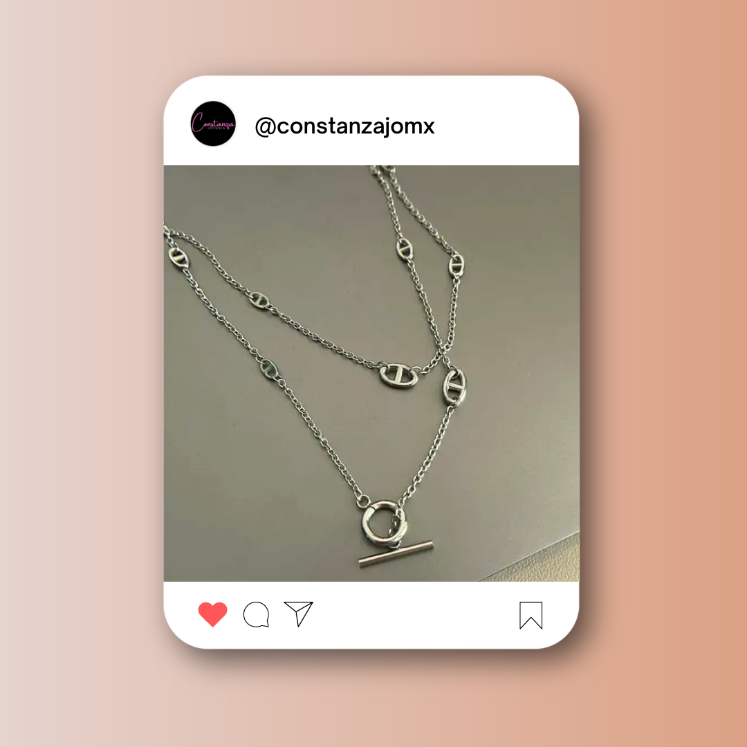 Collar Parisino H Plata