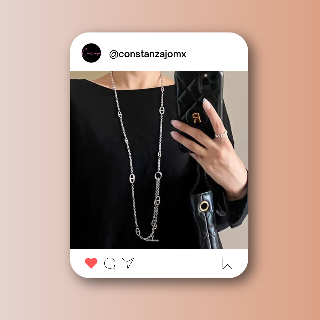 Collar Parisino H Plata