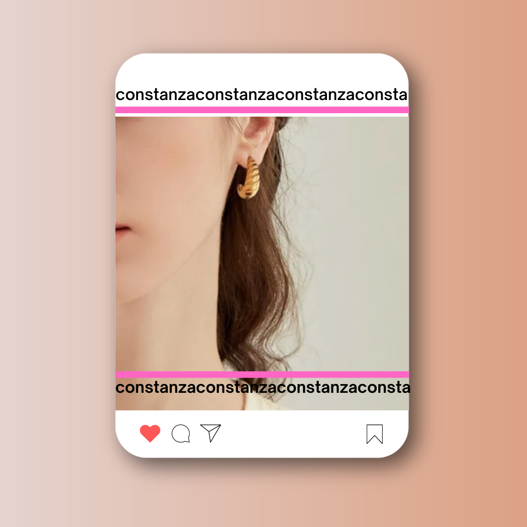 Arracadas Croissant Clásicas