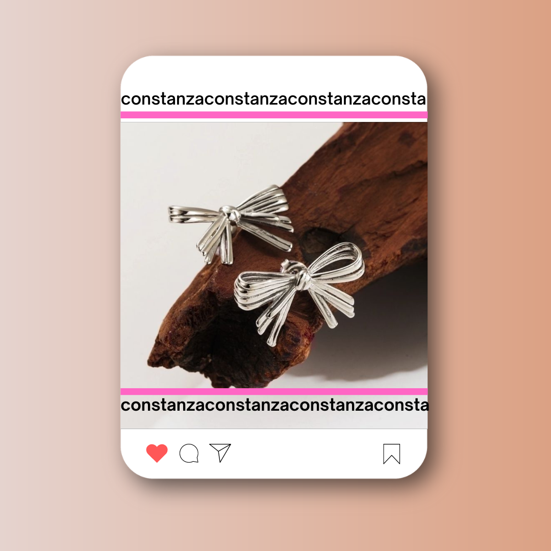 Aretes Coquette Silver