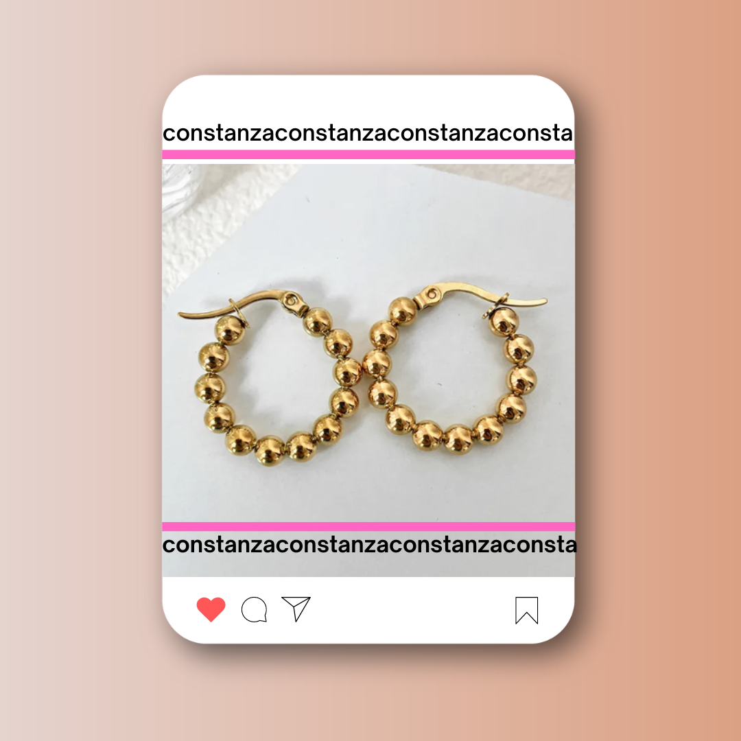 Arracadas Sugar Golden