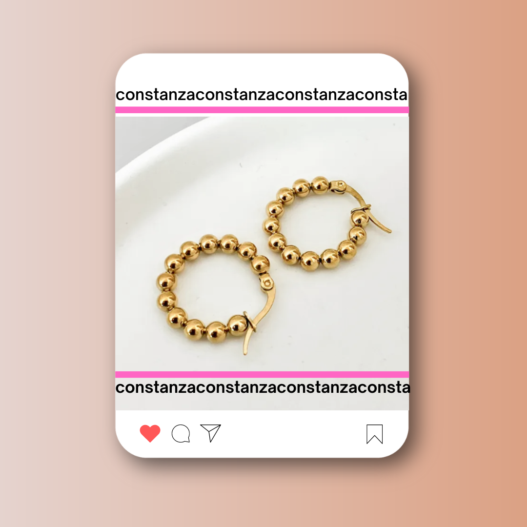 Arracadas Sugar Golden