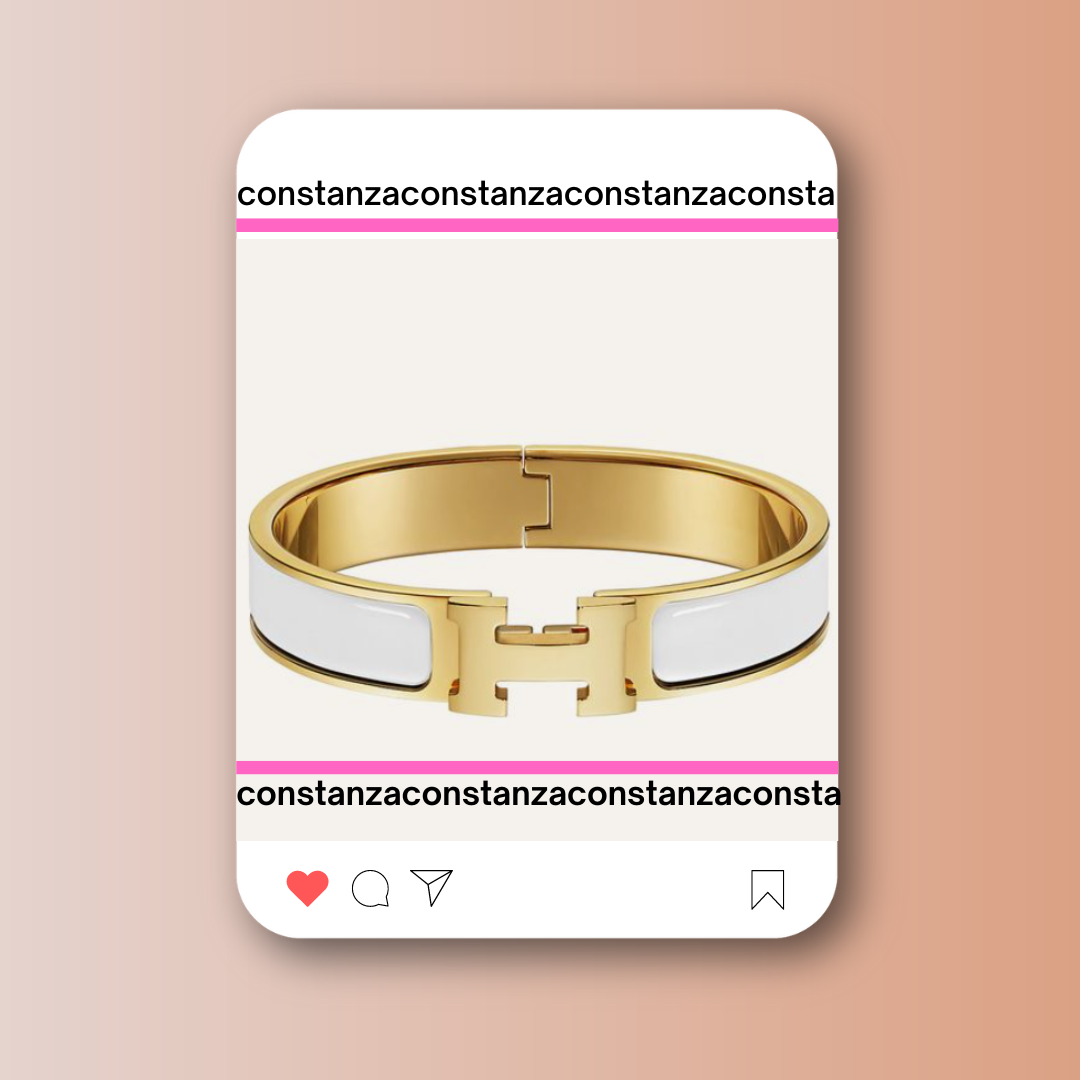 Brazalete Clic H Blanco