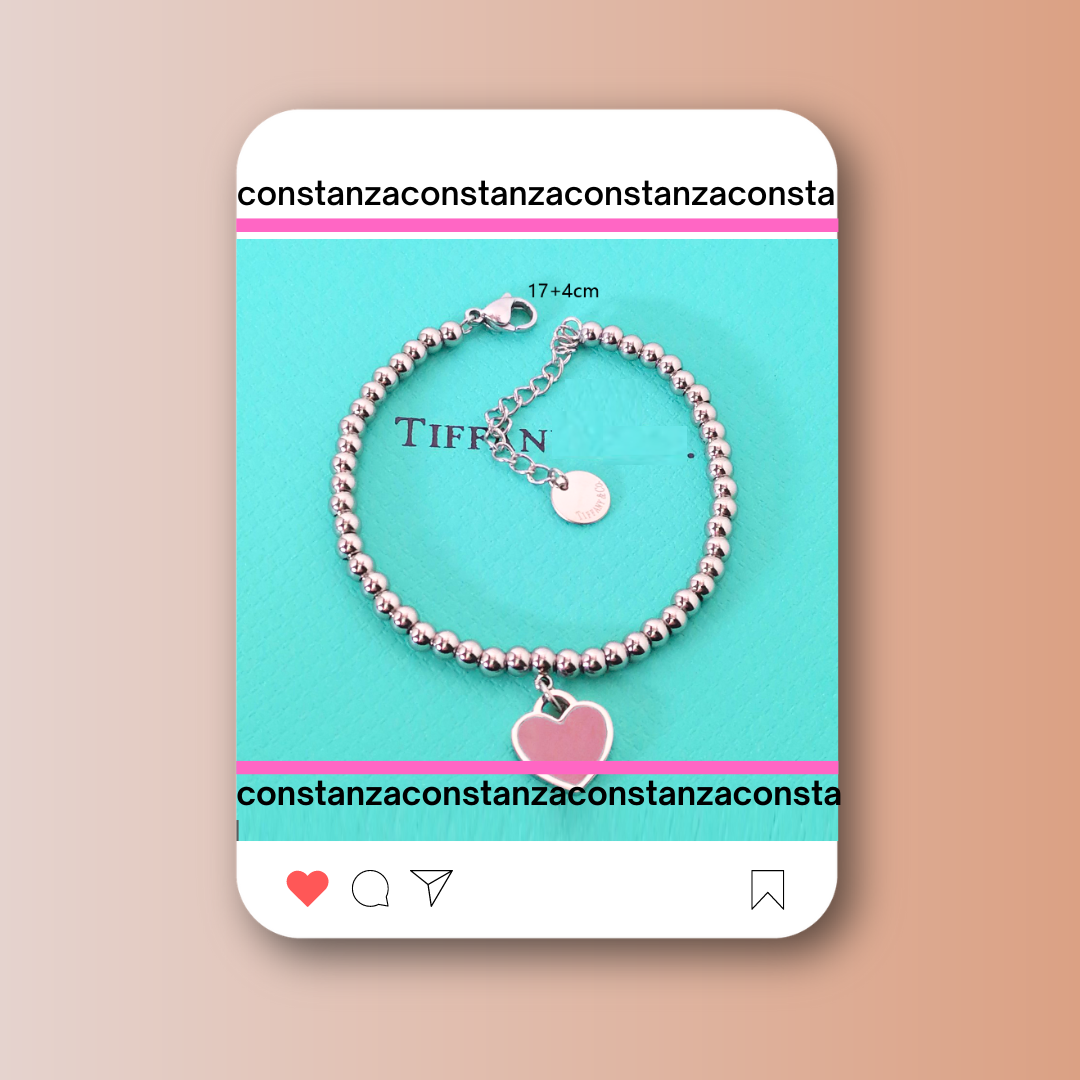 Pulsera Return Dije Rosa