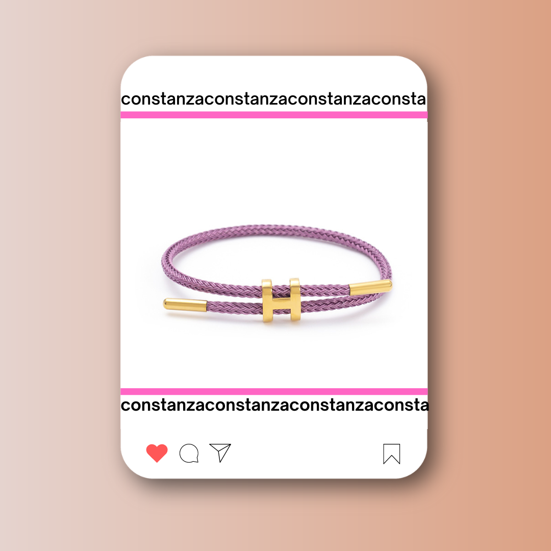 Pulsera H Lila