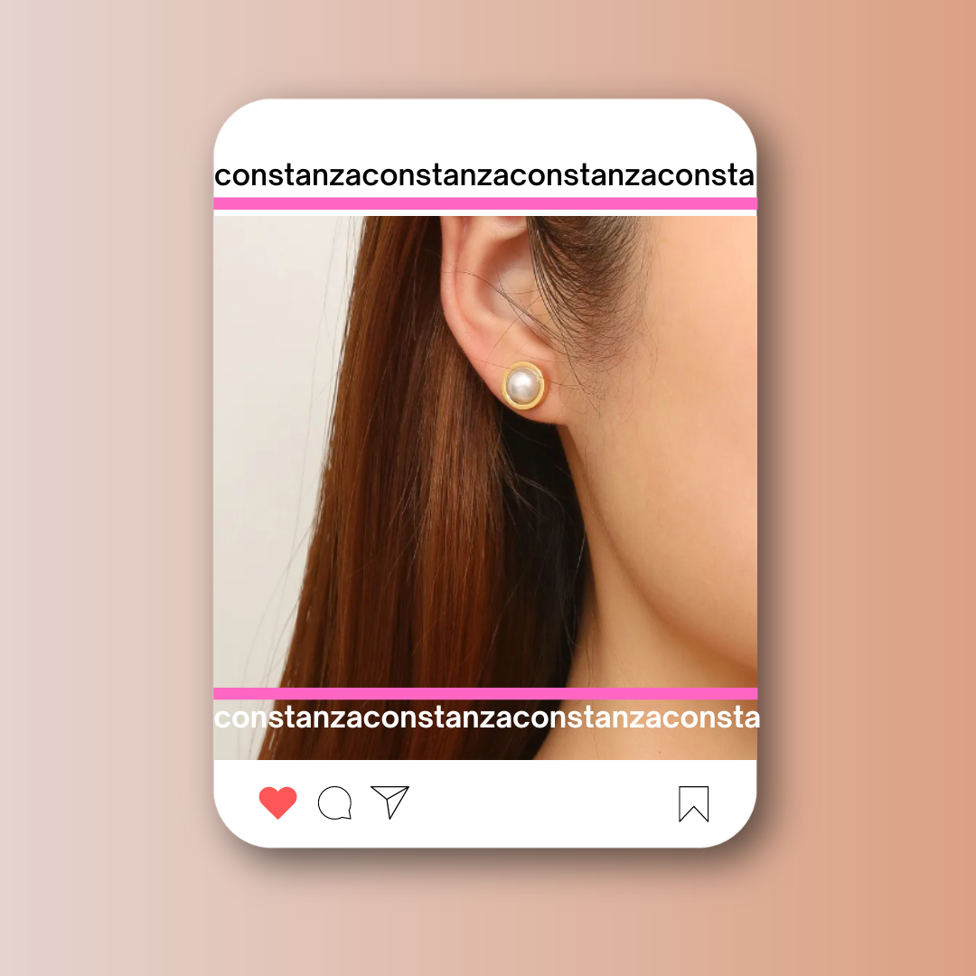 Aretes Mini Perlas