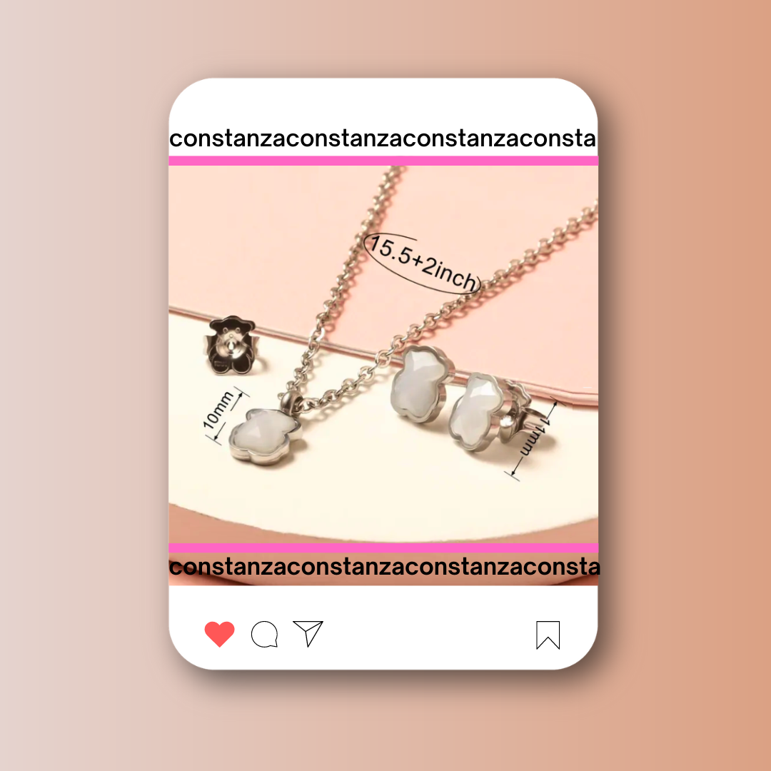 Set: Mini Ositos Blancos
