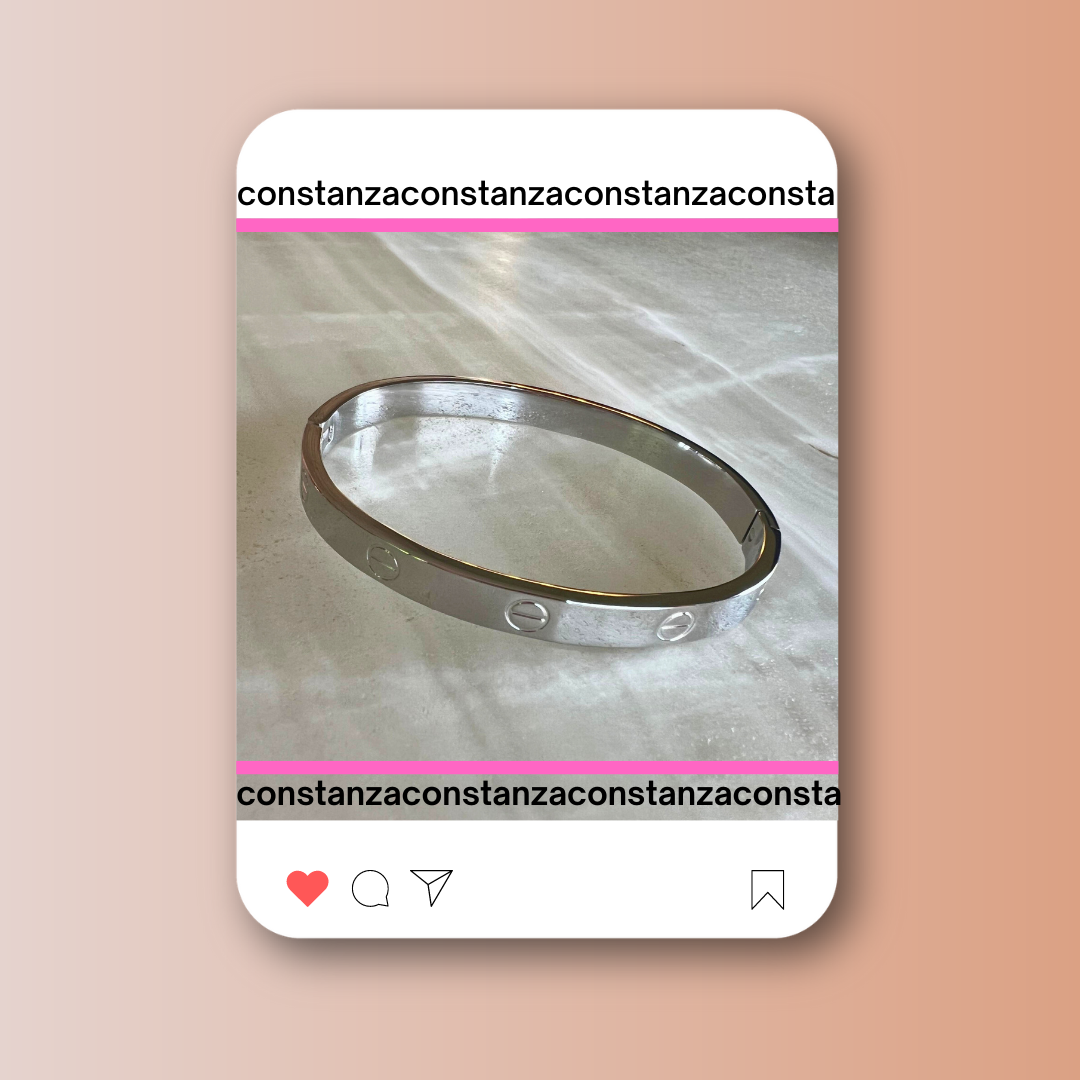 Brazalete Plateado CC