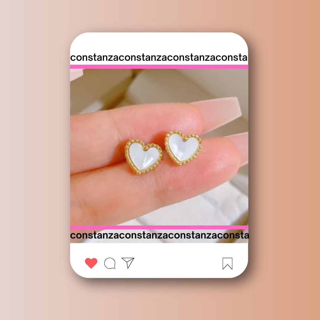 Aretes Mini Beats Blancos