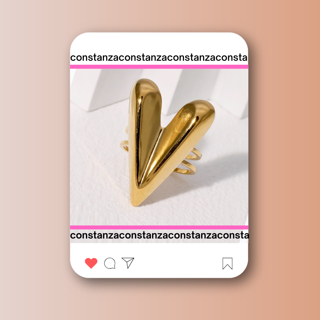 Anillo Ajustable Loving Dorado