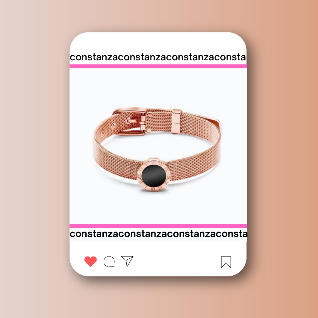 Brazalete BV Oro Rosa
